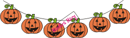 decorazioni zucca - festone di halloween