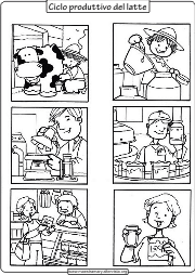 ciclo di produzione del latte