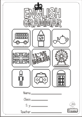 copertina di grammatica inglese - english grammar
